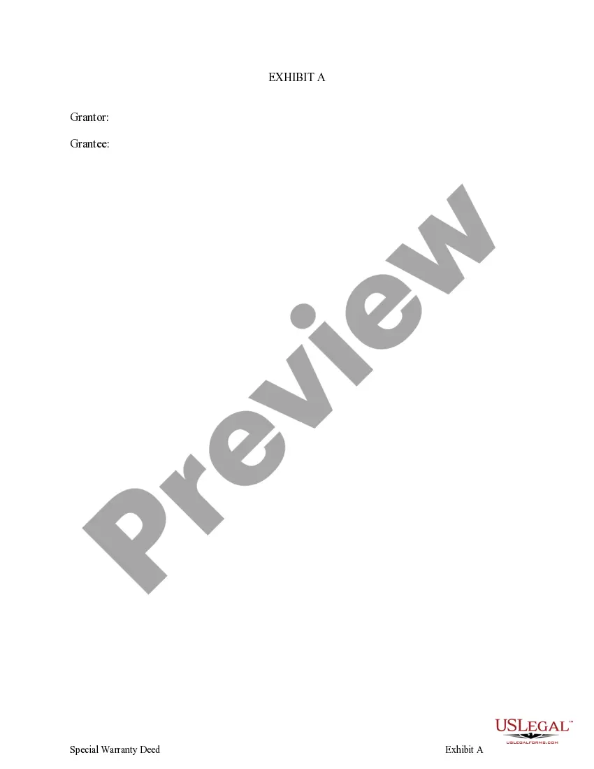 Preview Special Warranty Deed from an LLC to a Non-Profit Corporation