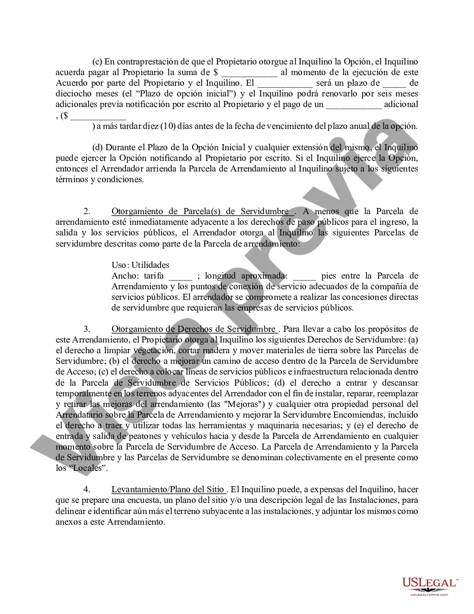 Preview Arrendamiento de Terreno