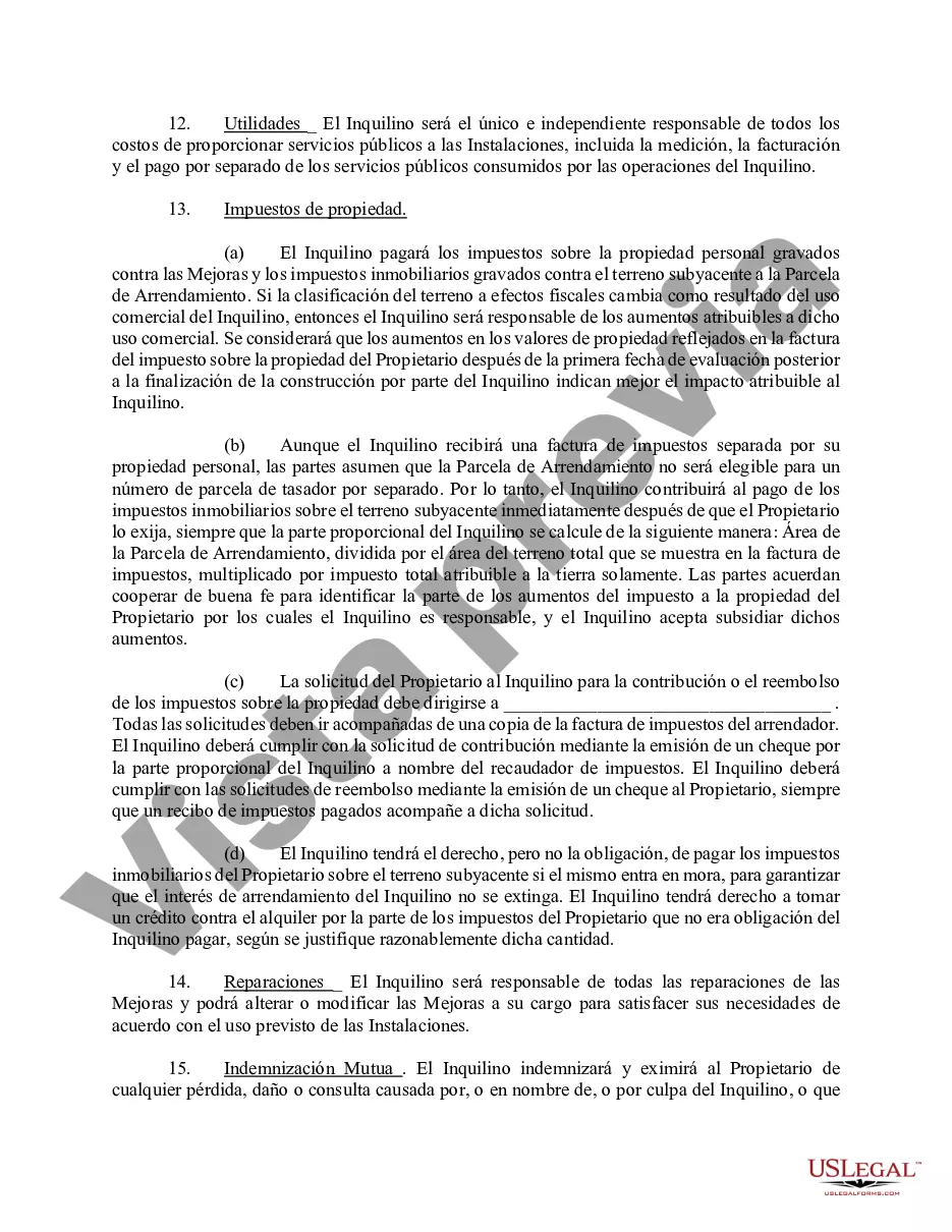 Preview Arrendamiento de Terreno