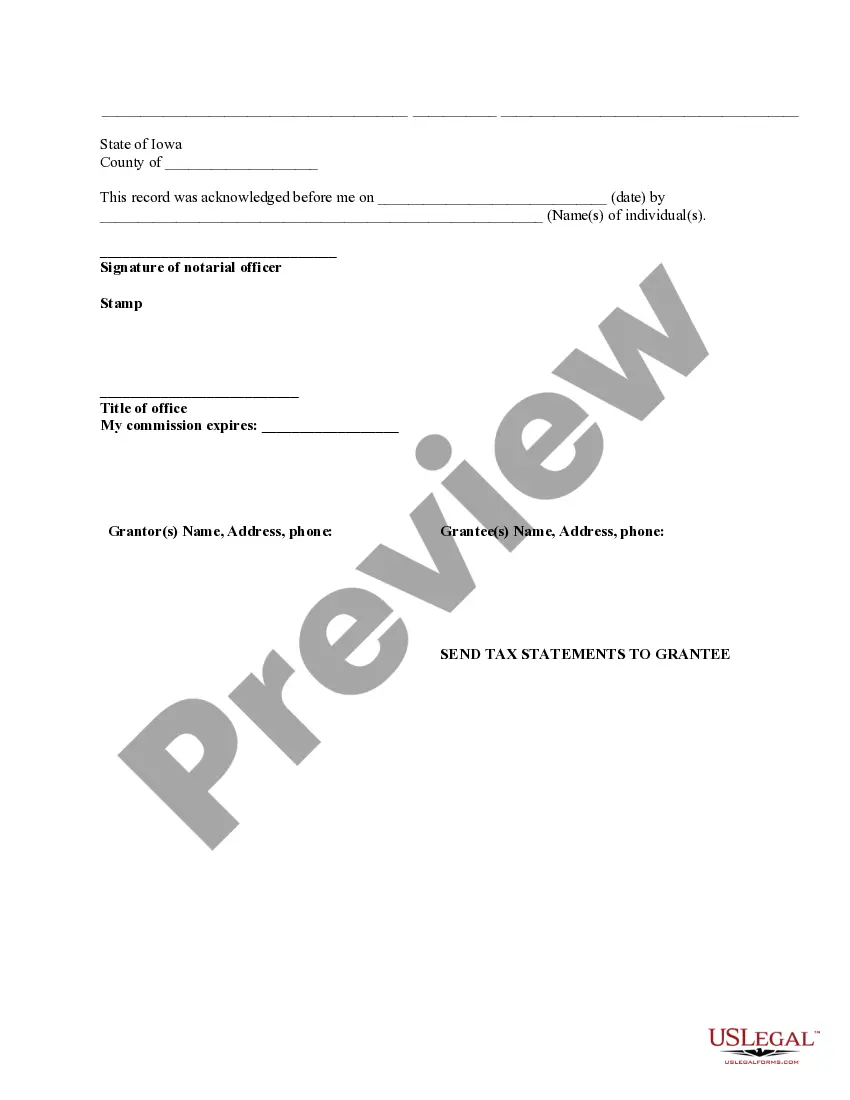 Preview Quitclaim Deed from Individual to Two Individuals in Joint Tenancy