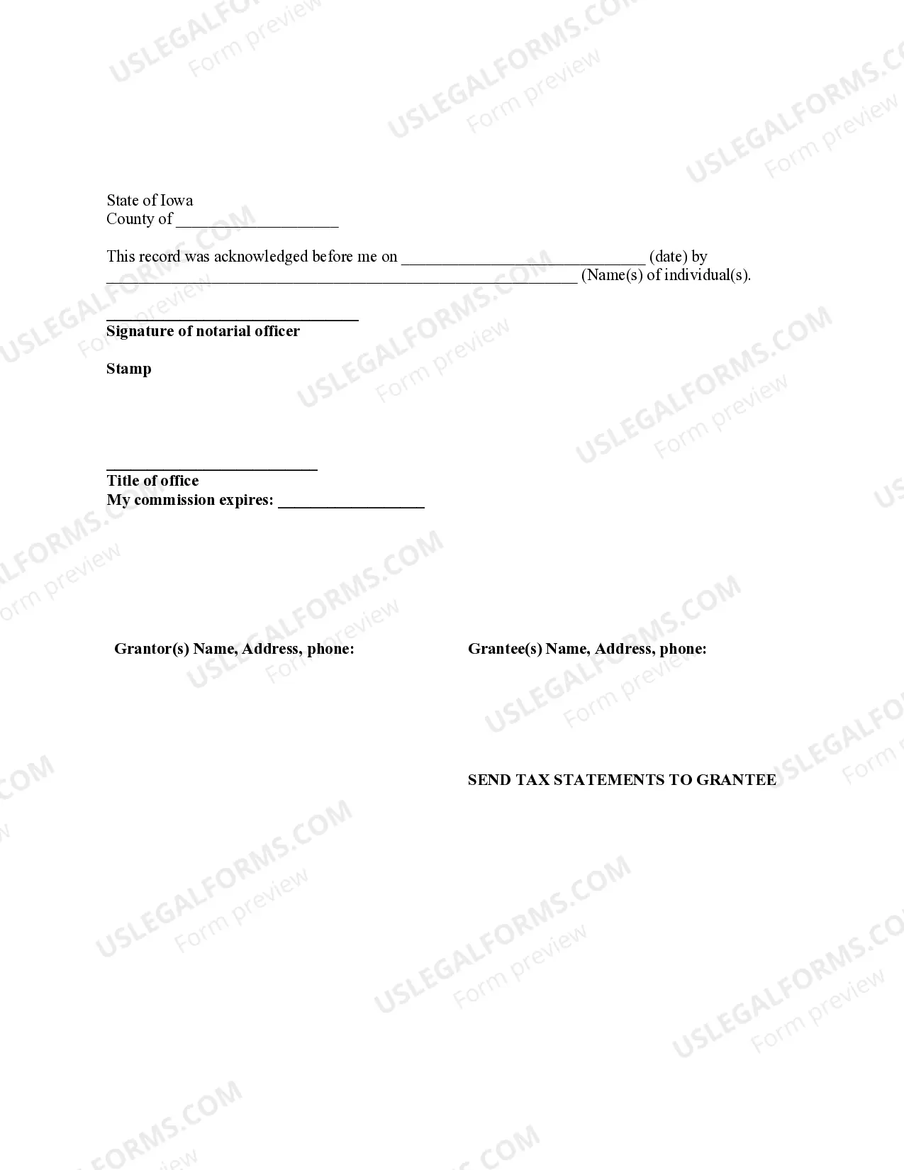 Preview Warranty Deed from two Individuals to Husband and Wife