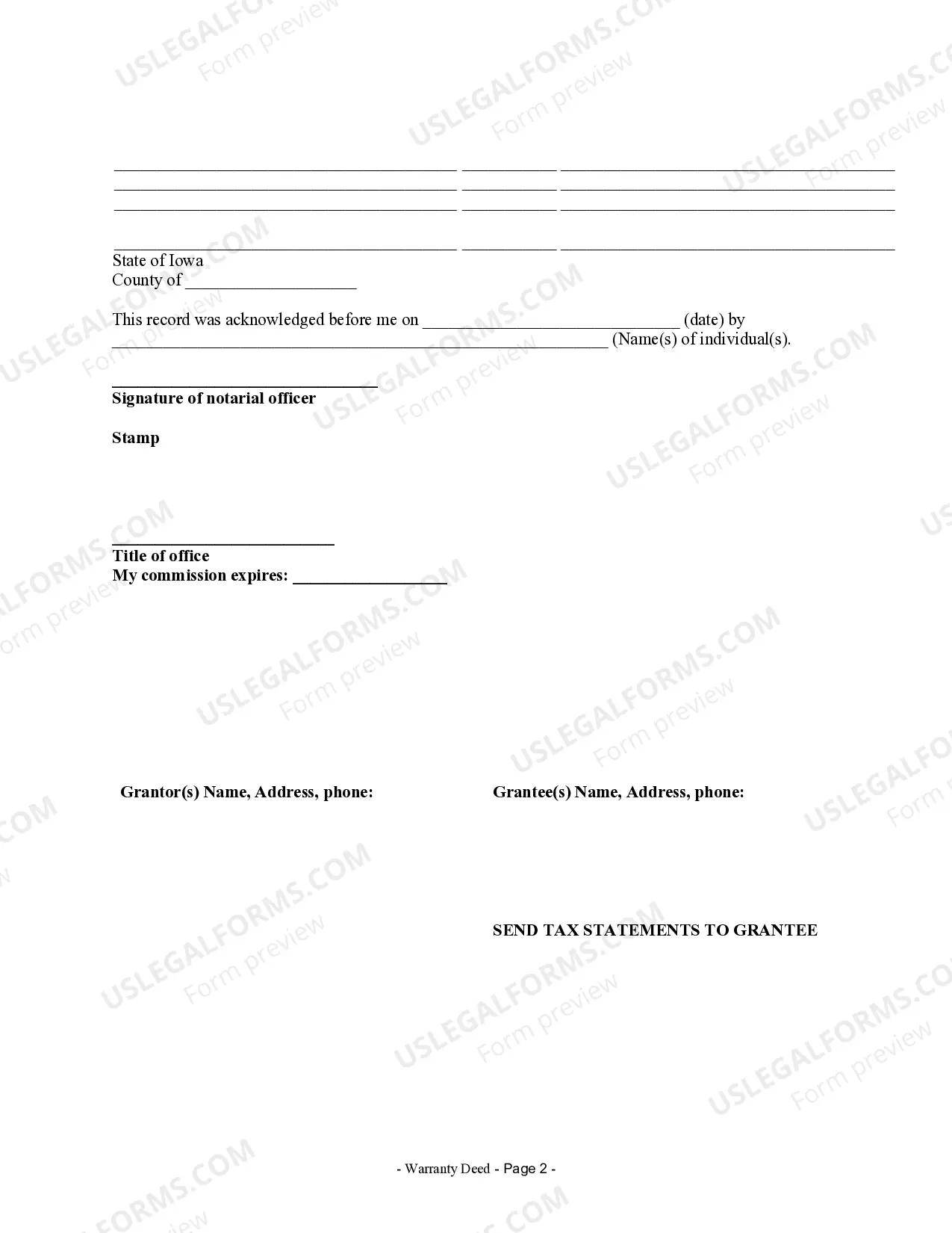 Preview Warranty Deed from Individual to LLC