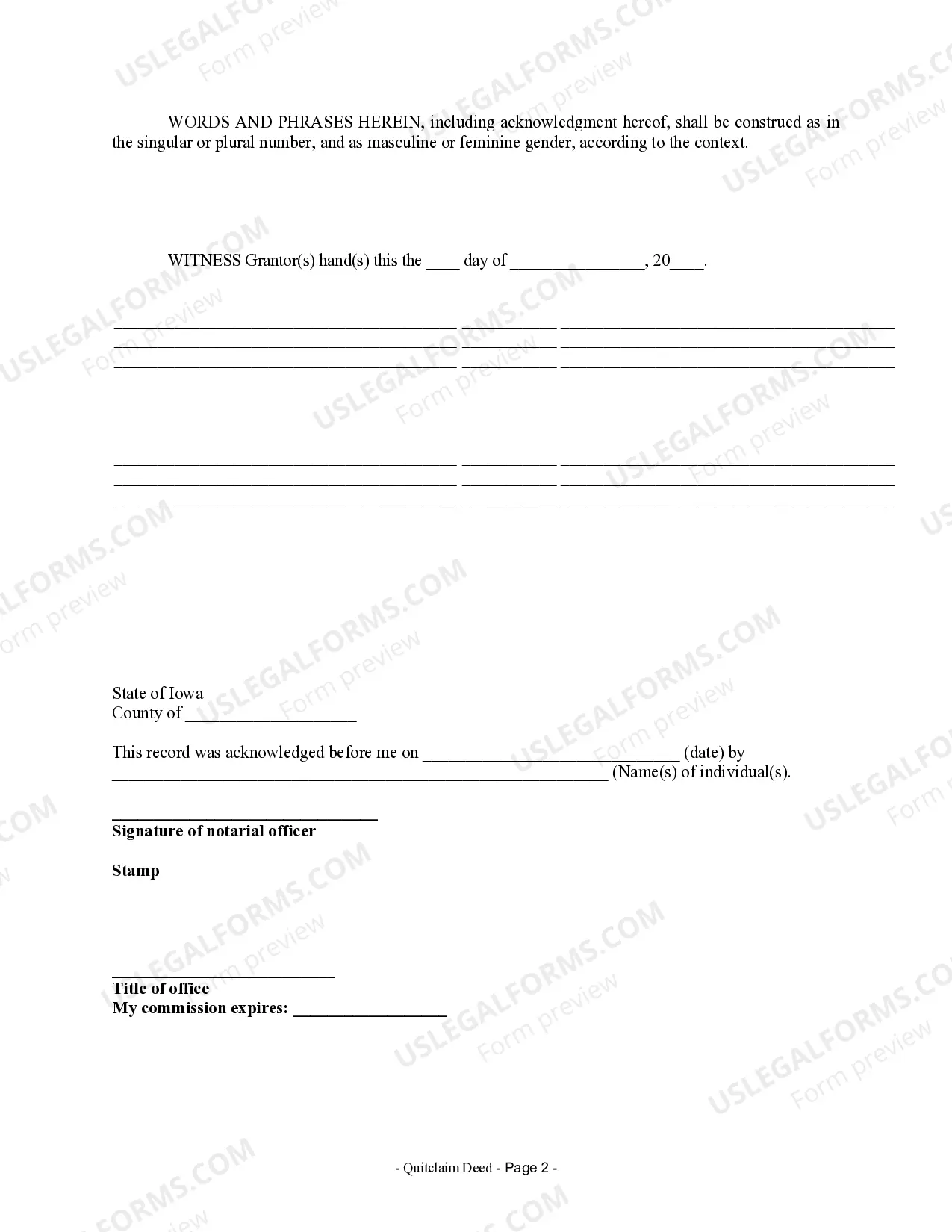 Preview Warranty Deed from Husband and Wife to LLC