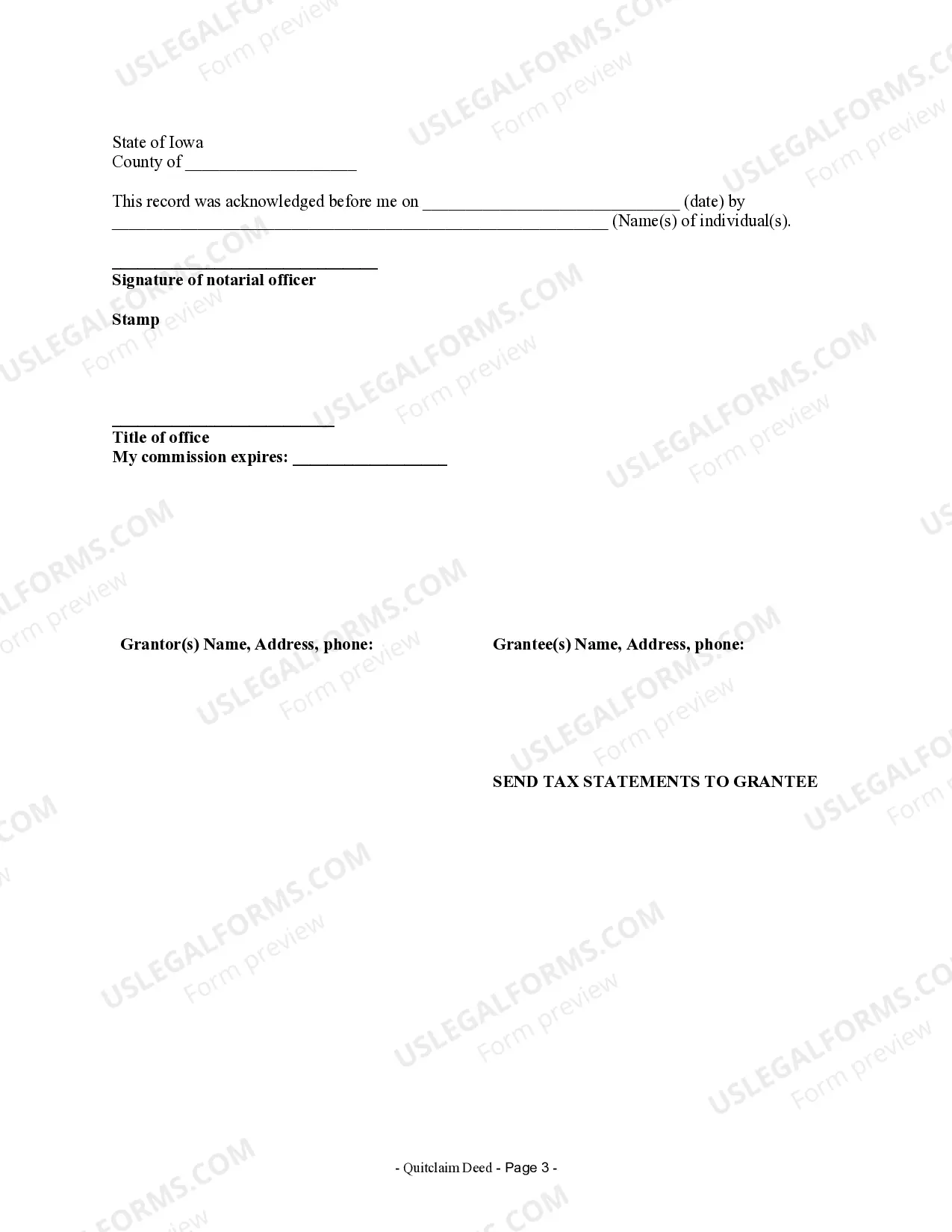 Preview Warranty Deed from Husband and Wife to LLC
