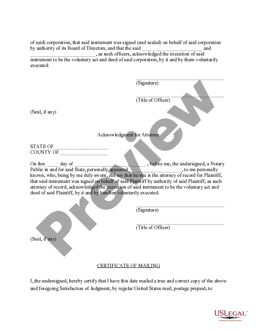 Get Iowa Satisfaction of Judgment Preview Iowa Satisfaction of Judgment