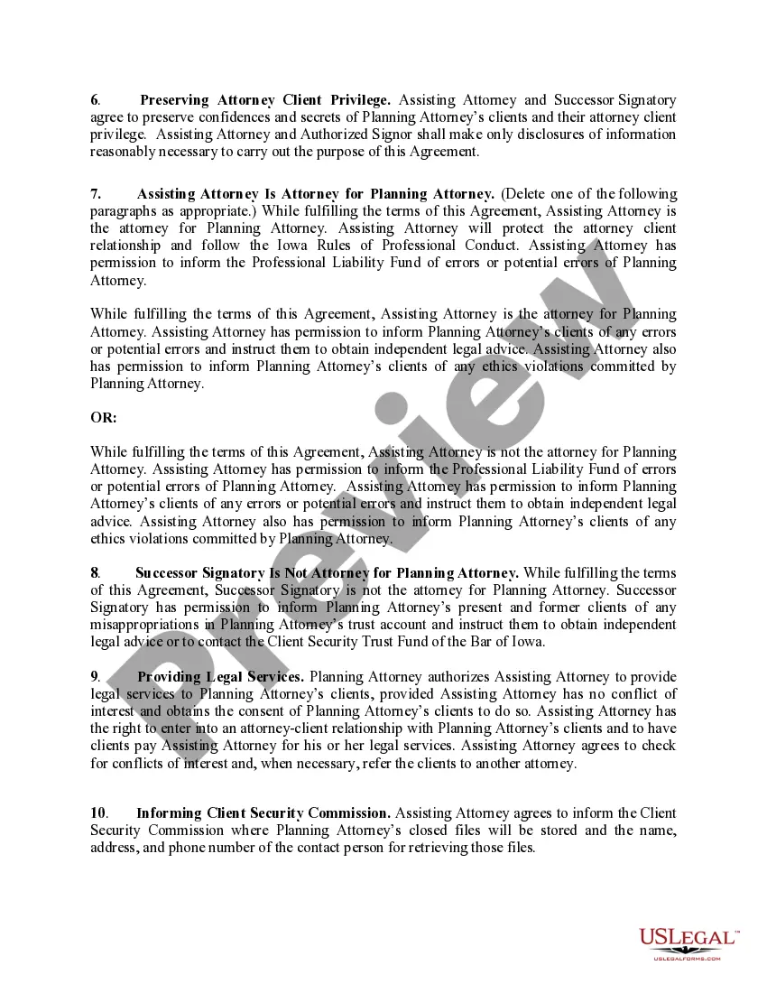 Preview Agreement to Close Law Practice