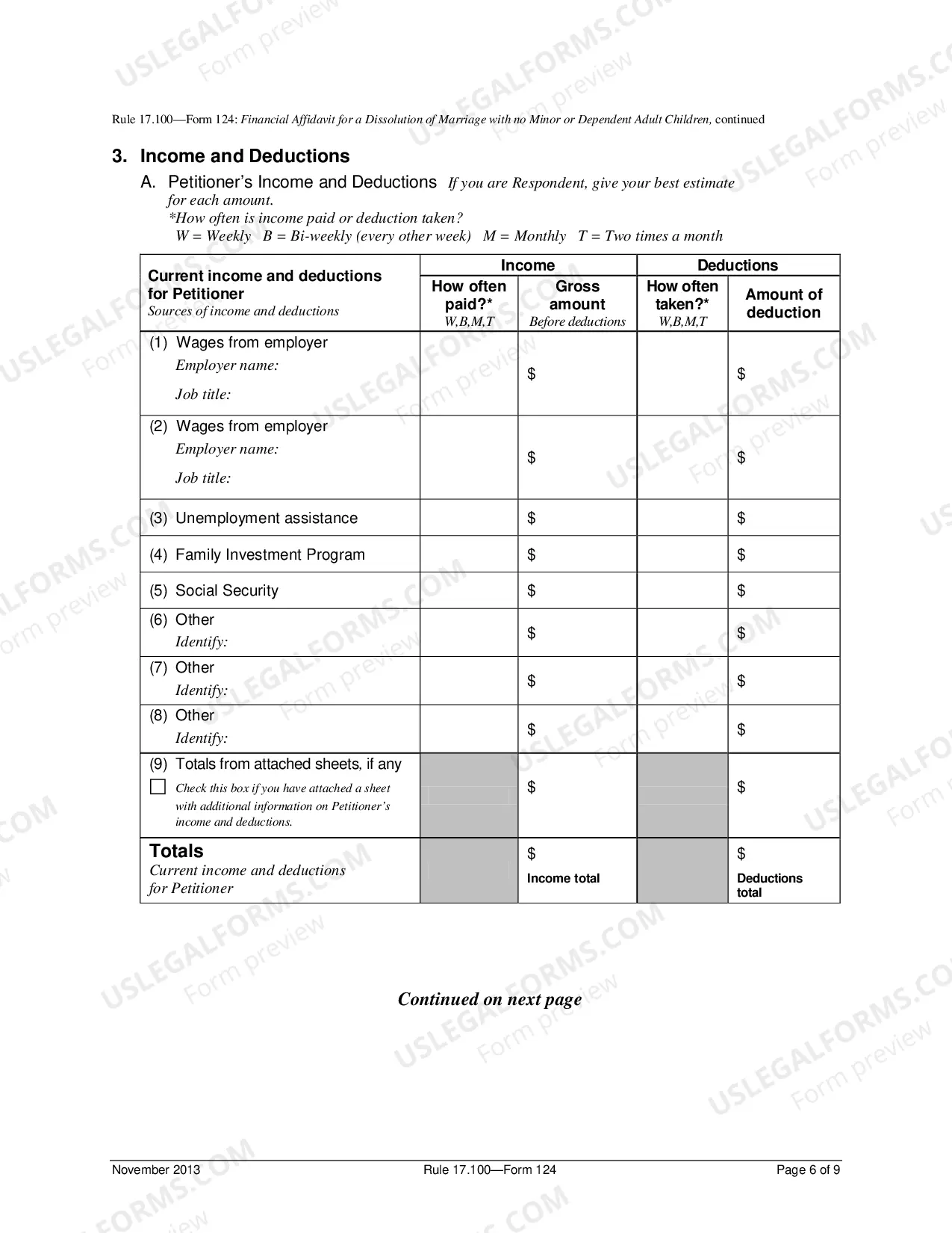 Preview Decree of Dissolution - Adult Children
