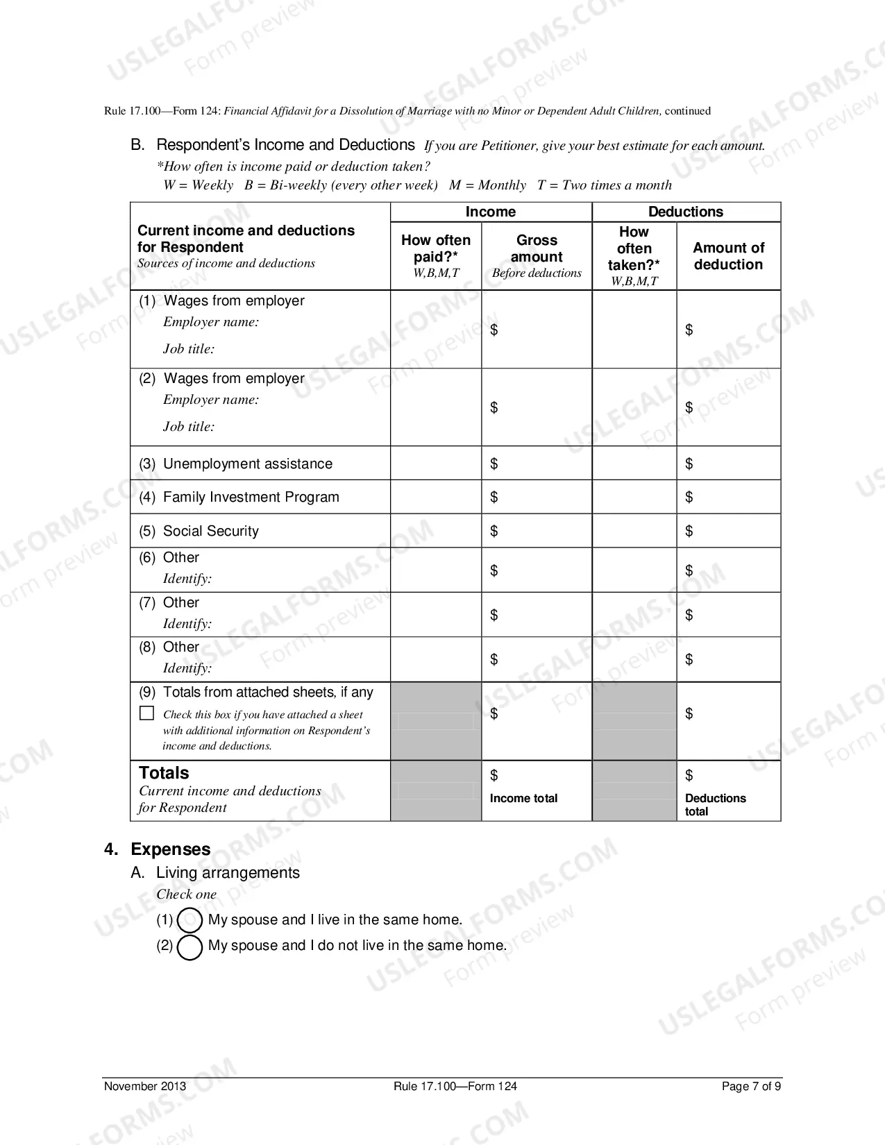 Preview Decree of Dissolution - Adult Children