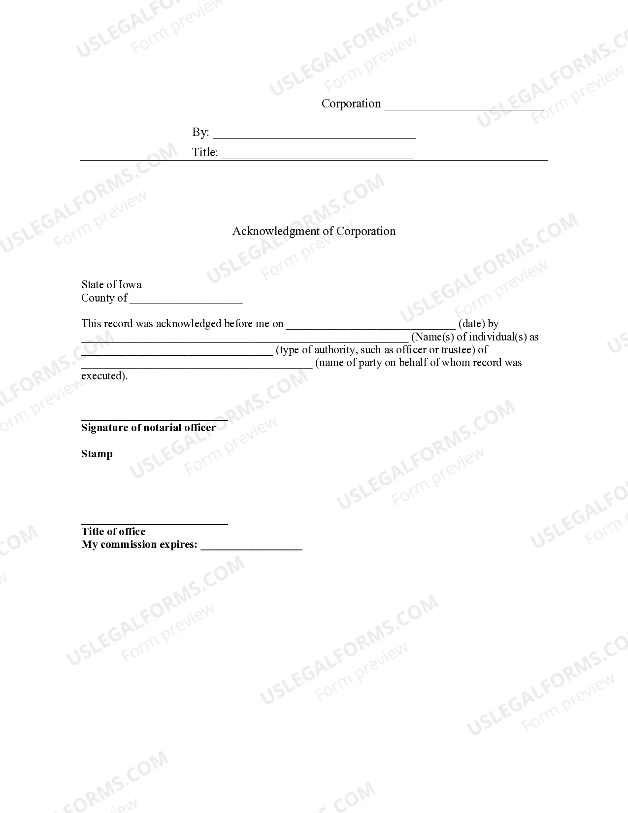 Preview Bill of Sale with Warranty for Corporate Seller