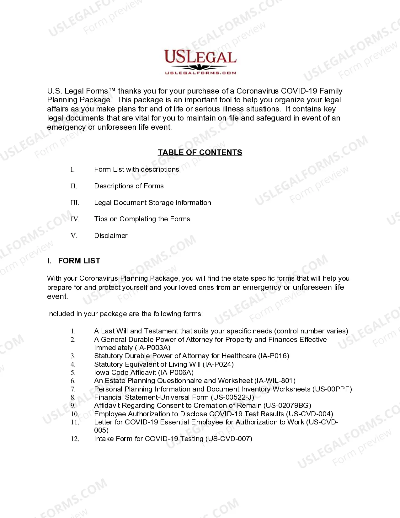 Preview Iowa Coronavirus COVID-19 Family Planning Package