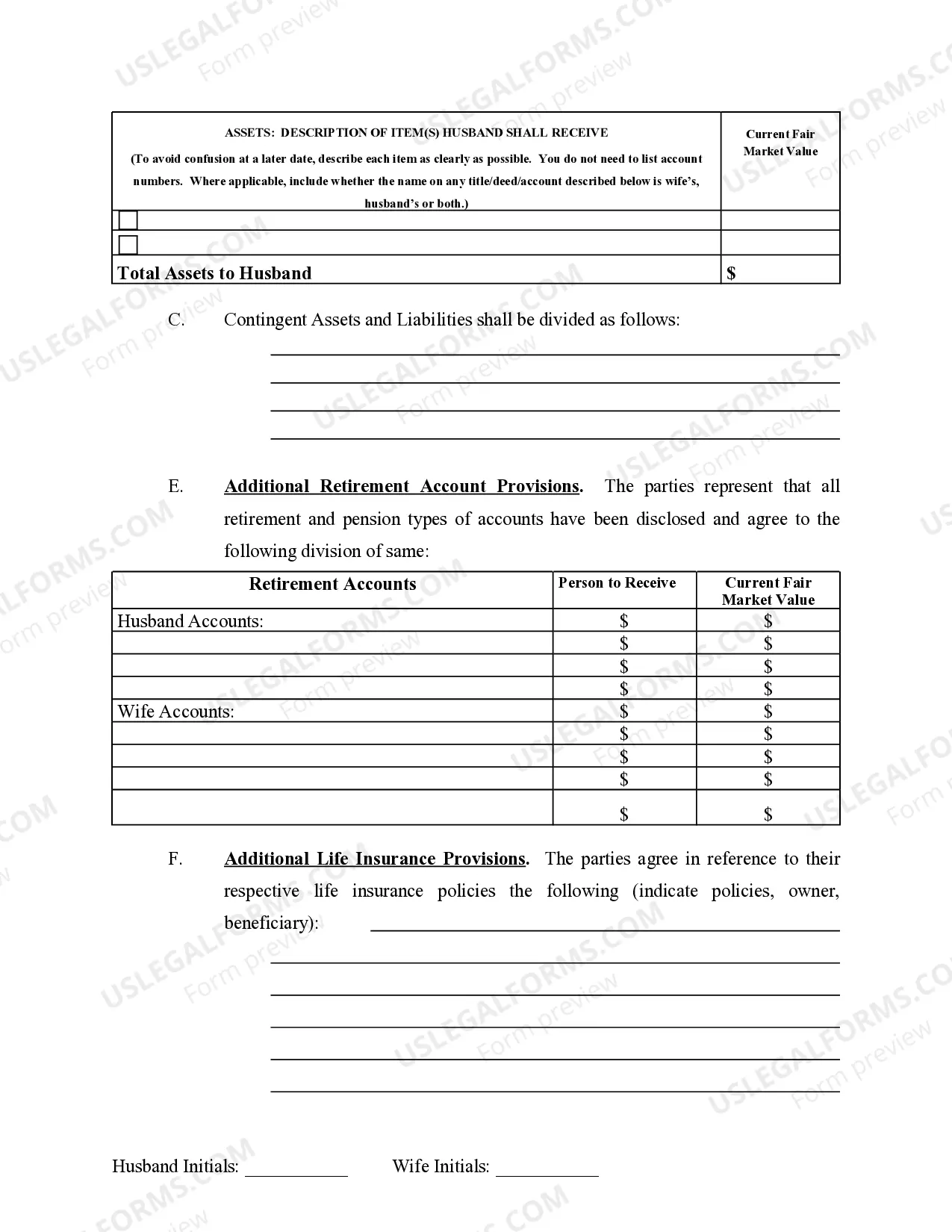 Preview Marital Legal Separation and Property Settlement Agreement Minor Children Parties May have Joint Property or Debts effective Immediately