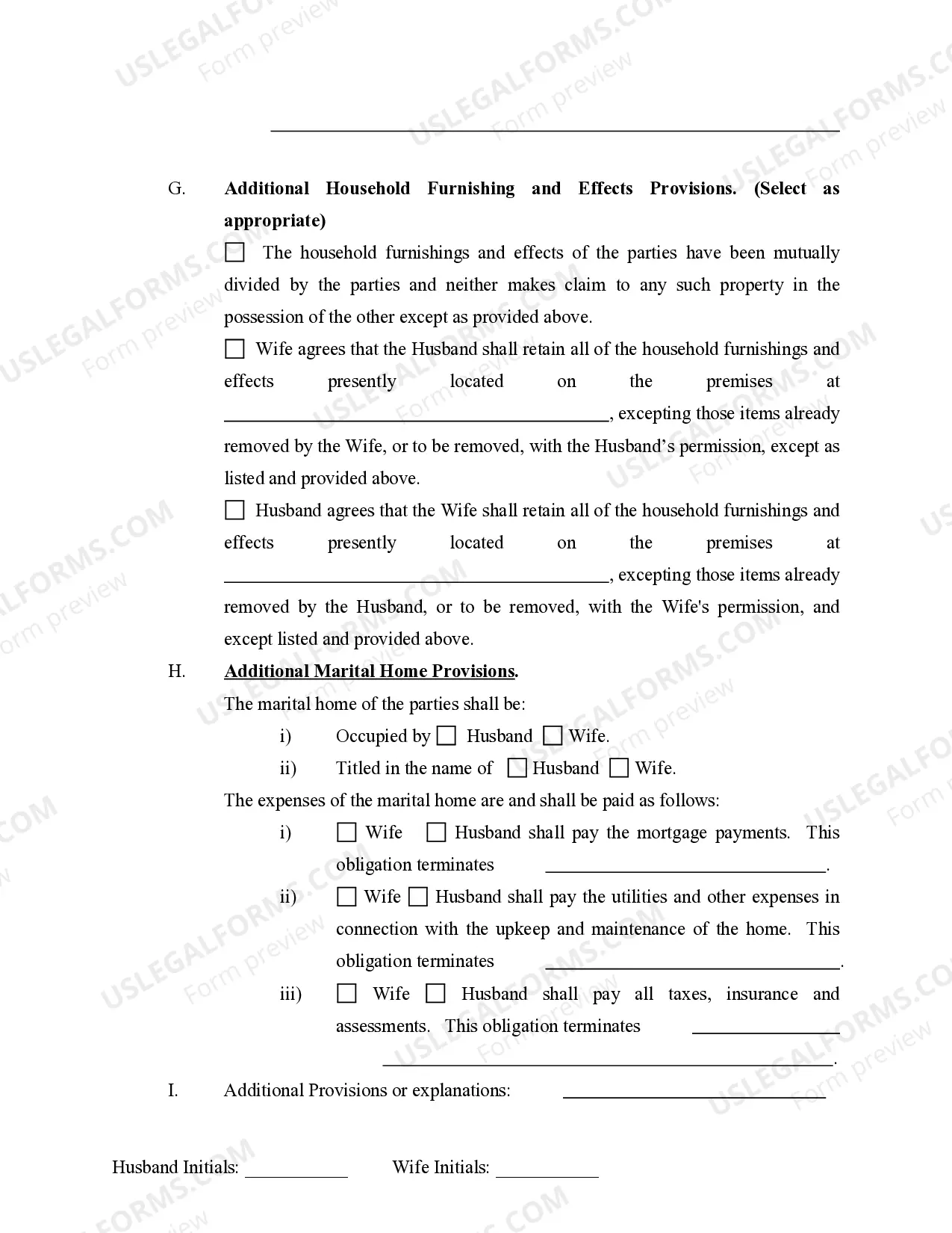Preview Marital Legal Separation and Property Settlement Agreement Minor Children Parties May have Joint Property or Debts effective Immediately
