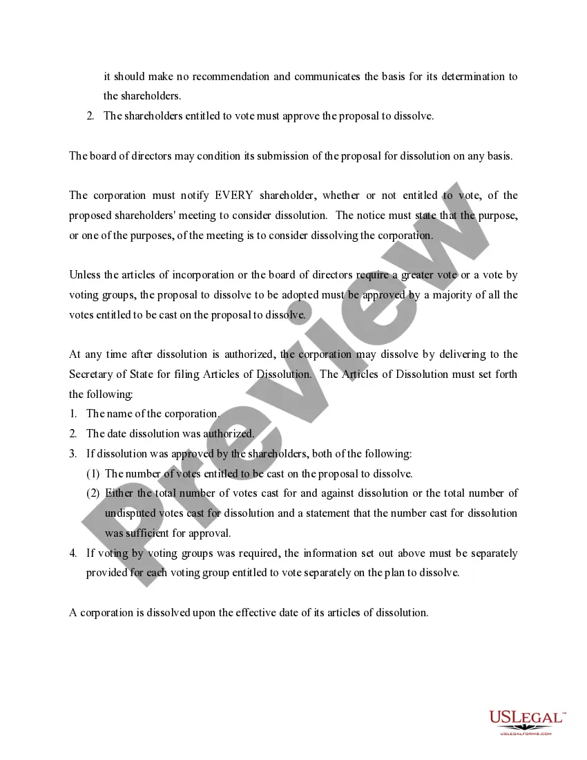 Get Iowa Dissolution Package to Dissolve Corporation Preview Iowa Dissolution Package to Dissolve Corporation