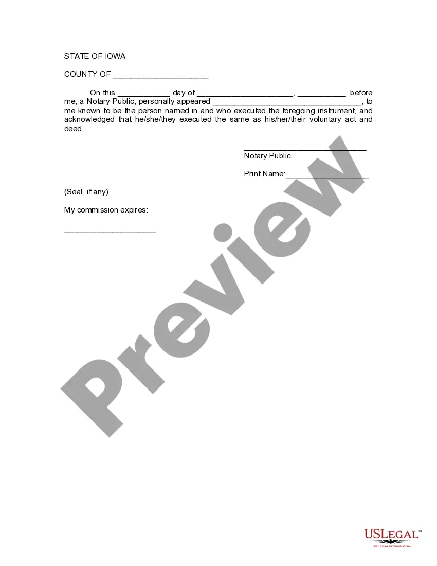 Preview Assignment to Living Trust