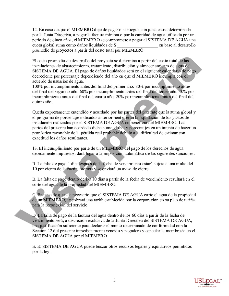 Preview Acuerdo de Usuarios de Agua para Construcción de Ducto de Agua