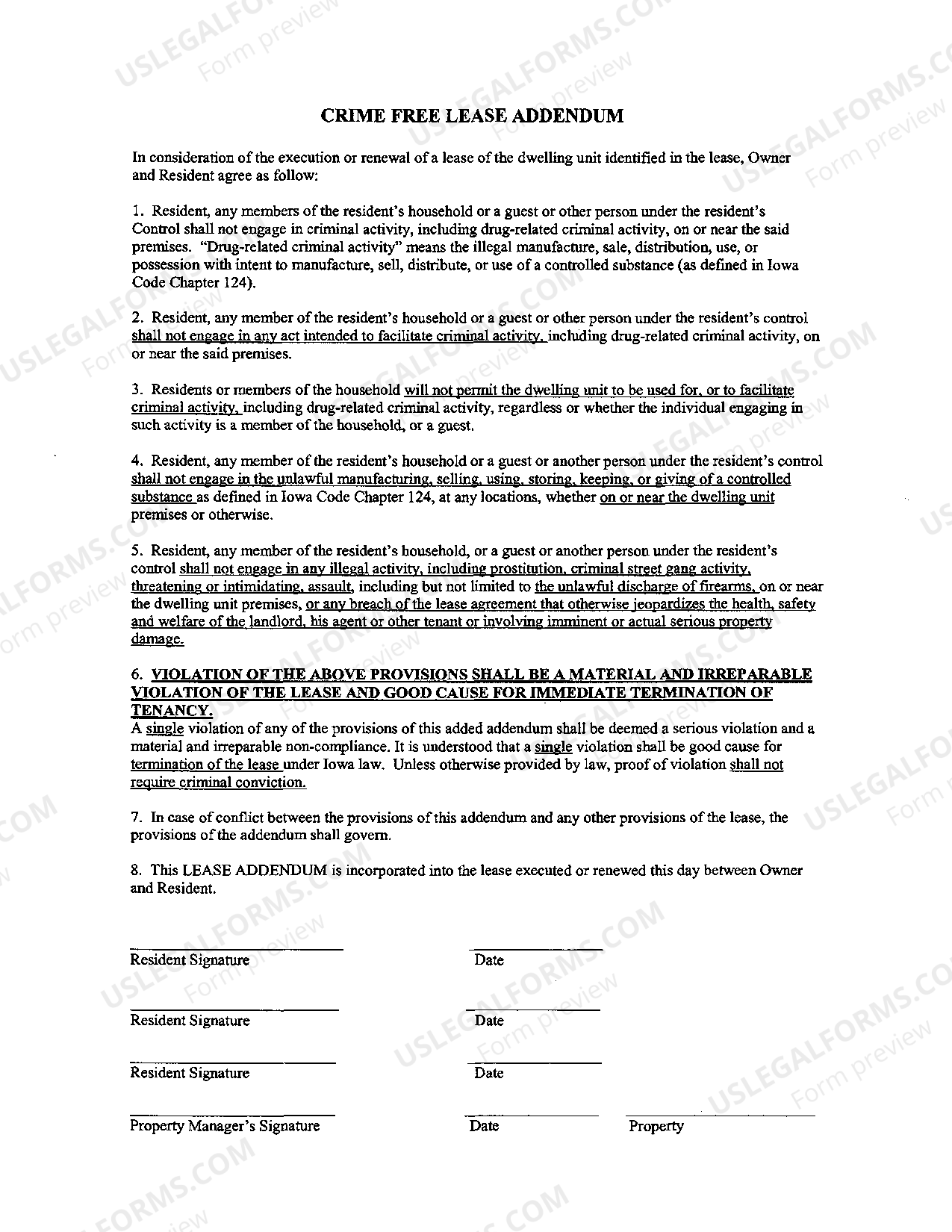 Iowa Eviction Forms for Landlords - Eviction Notice Iowa | US Legal Forms