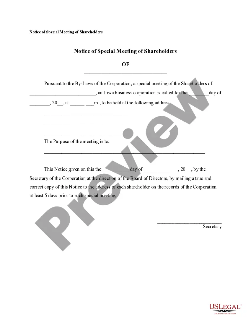 Preview Notices, Resolutions, Simple Stock Ledger and Certificate