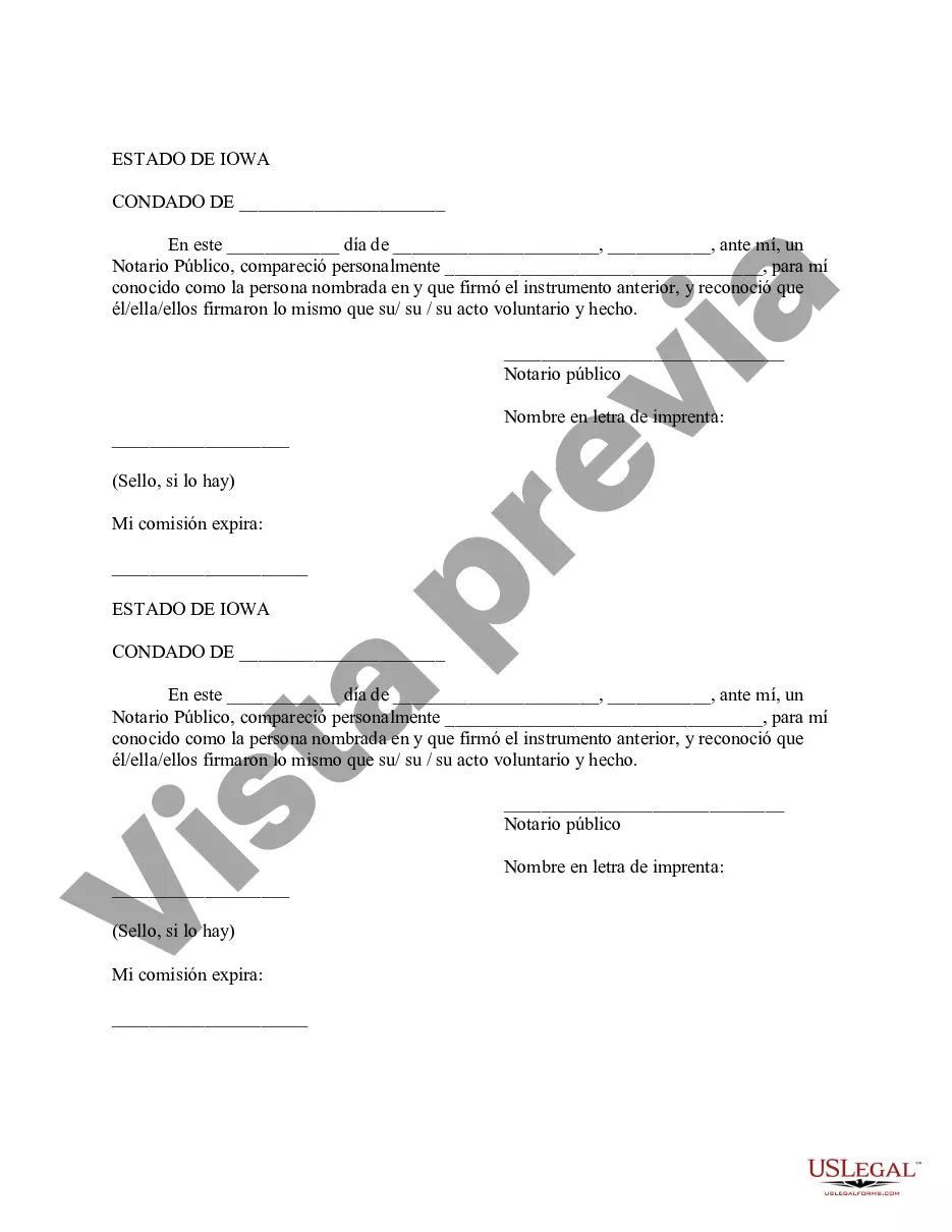 Preview Aviso de Arrendamiento para Grabación