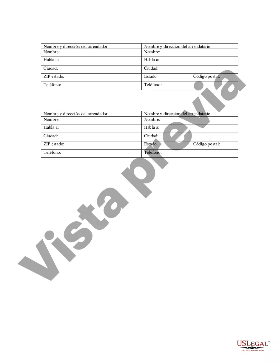 Preview Aviso de Arrendamiento para Grabación