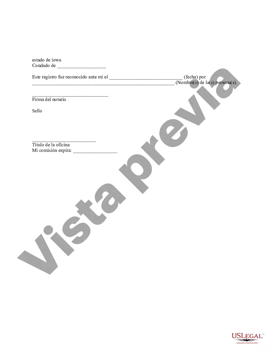 Preview Declaración Jurada del Código con respecto a la Revocación o Terminación del Poder Notarial