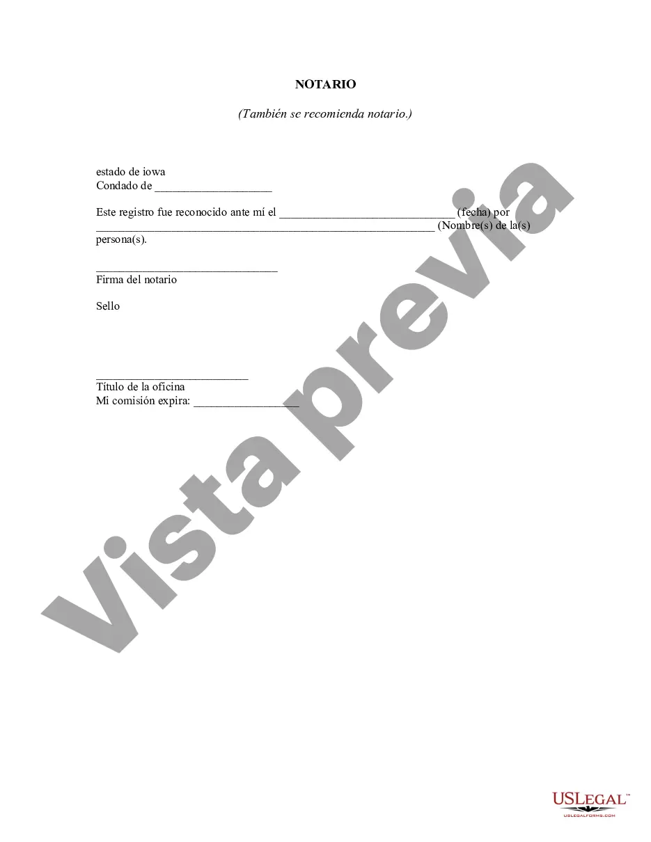 Preview Poder notarial duradero para el cuidado de la salud