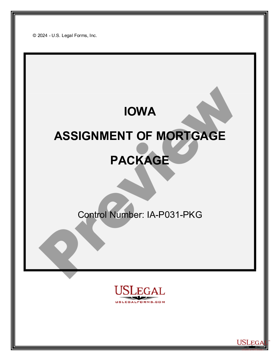 page 0 Assignment of Mortgage Package preview