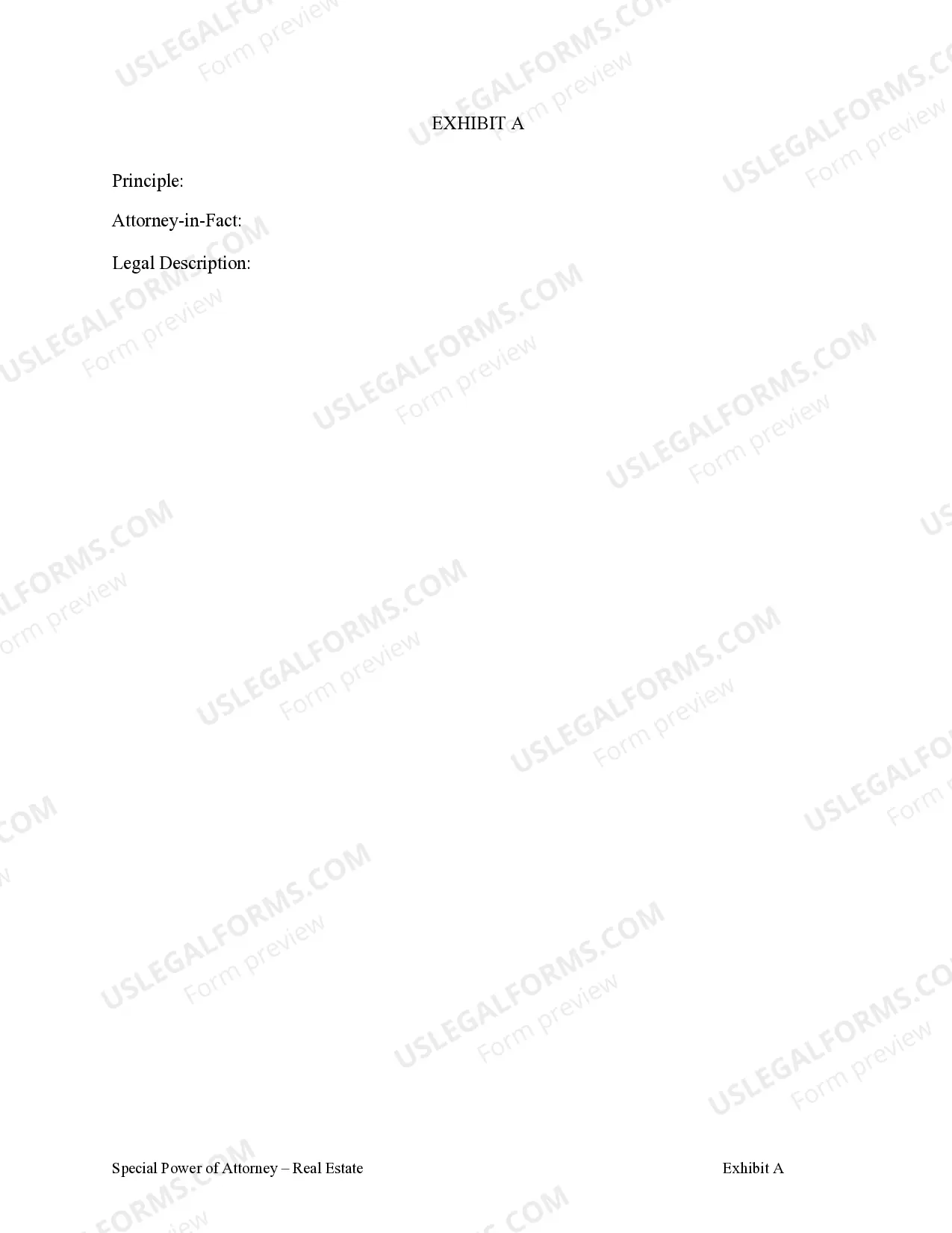 Preview Special or Limited Power of Attorney for Real Estate Sales Transaction By Seller