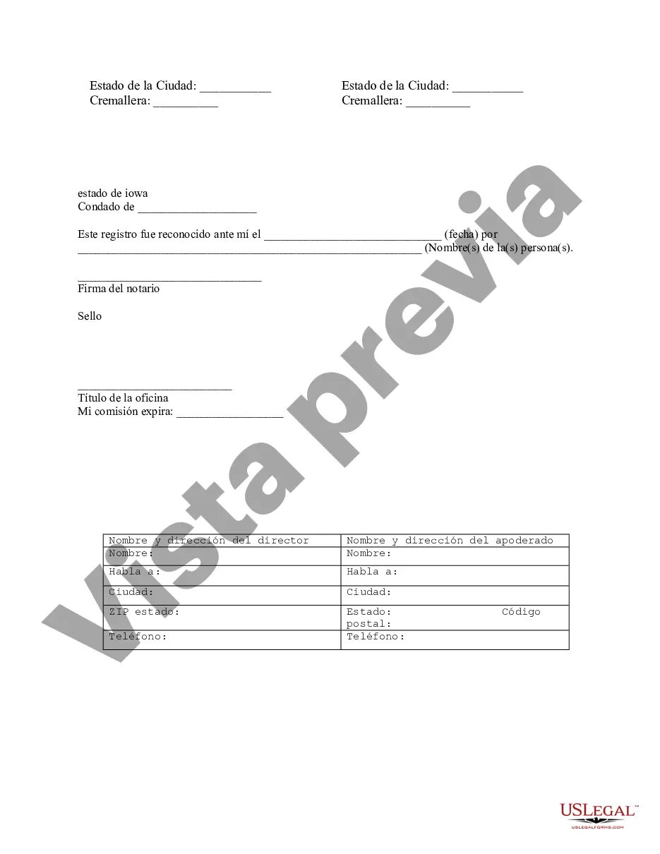 Preview Poder notarial limitado en el que se especifican poderes con ejemplos de poderes incluidos