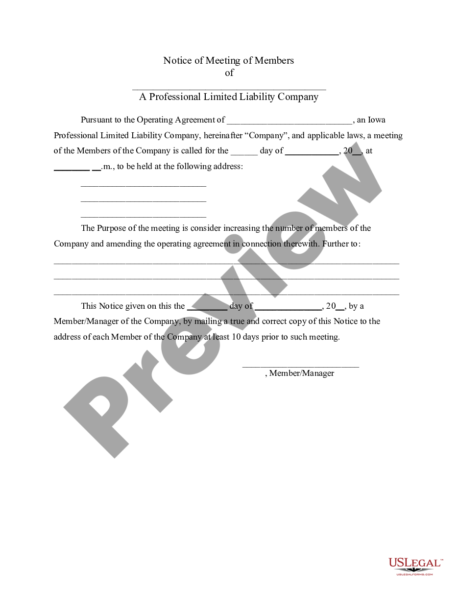 page 6 Professional Limited Liability Company PLLC Notices and Resolutions preview