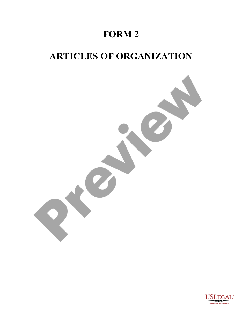 page 0 Articles of Organization for an Iowa Professional Limited Liability Company PLLC preview