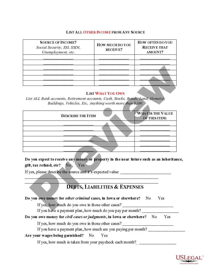 Preview Motion for Reasonable Ability to Pay Determination for Restitution