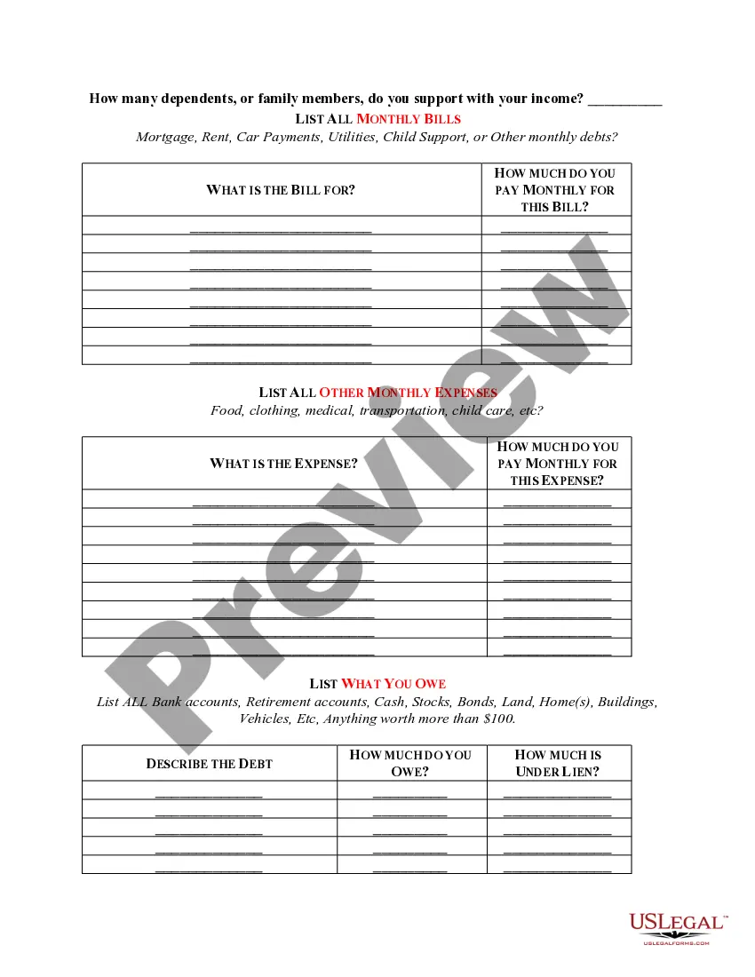 Preview Motion for Reasonable Ability to Pay Determination for Restitution