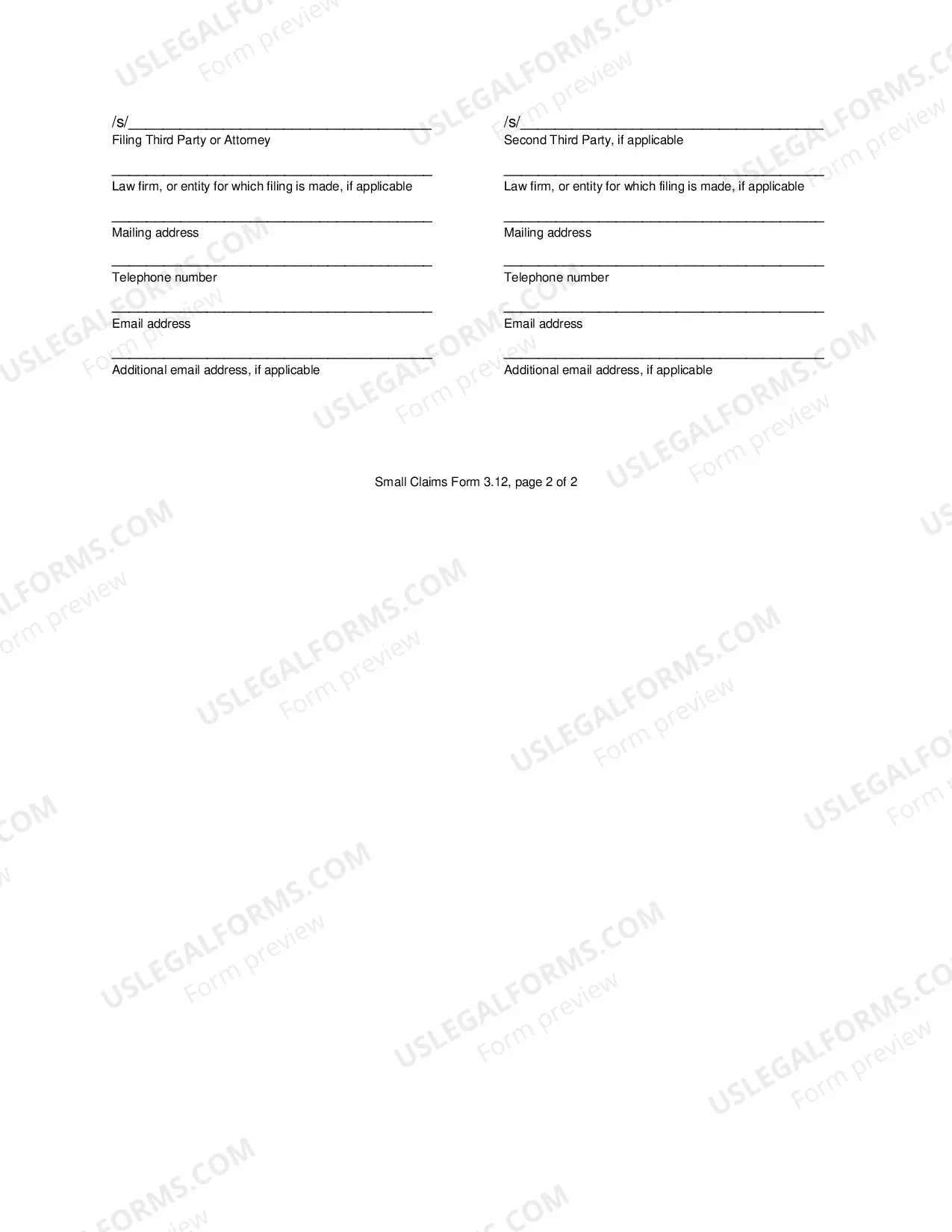 Preview Appearance and Answer of Third Party Defendant