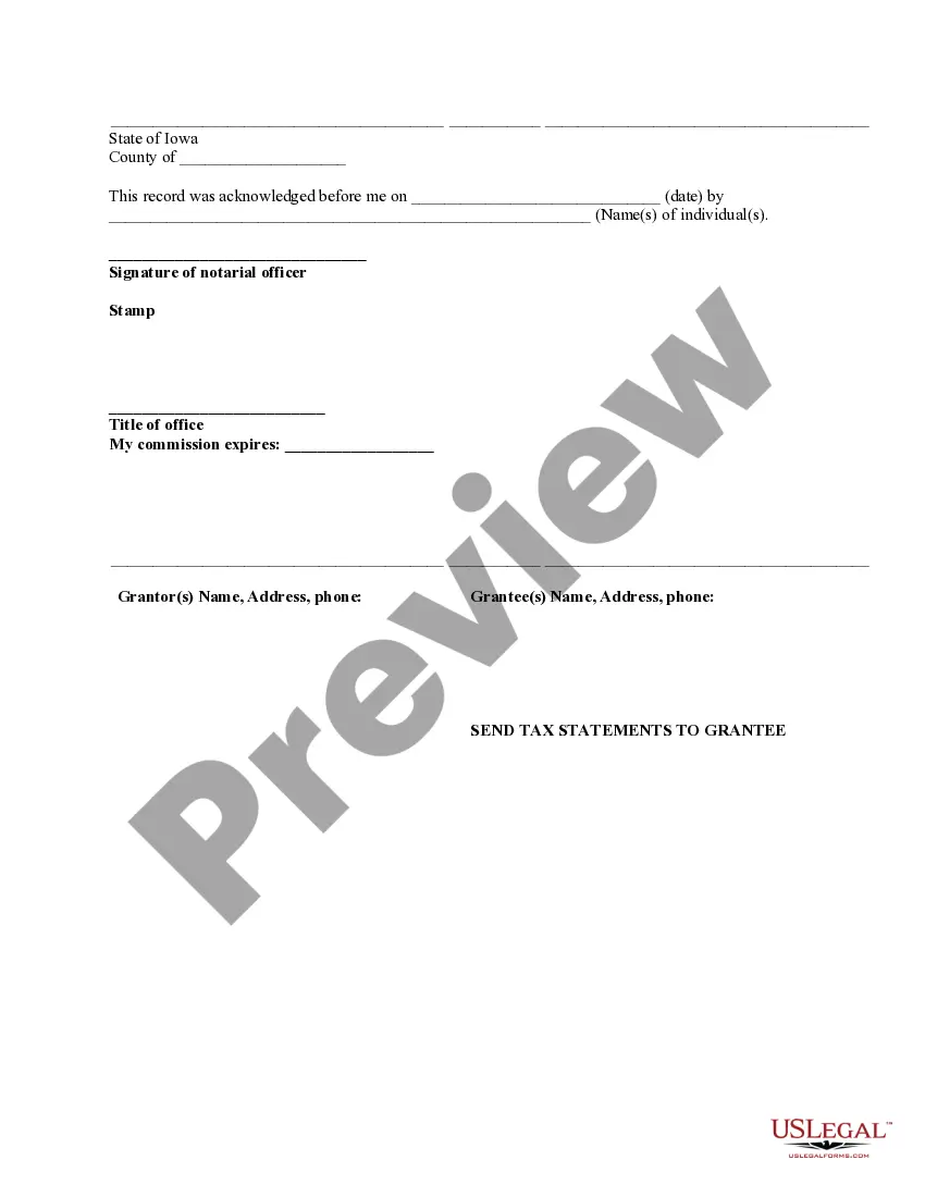 Preview Quitclaim Deed from one Individual to Two Individuals as Joint Tenants with Right of Survivorship