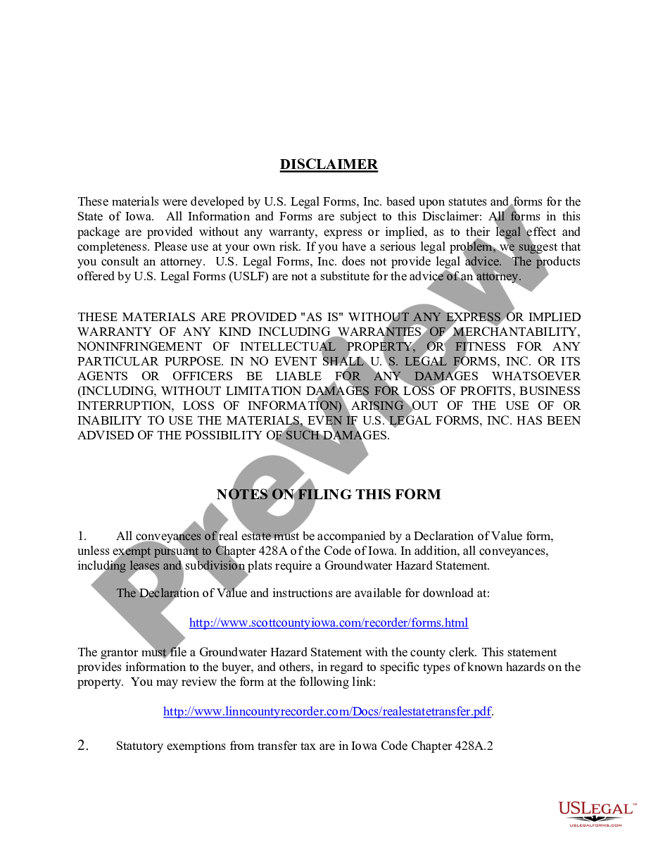page 2 Quitclaim Deed from two Individuals to Two Individuals as Tenants in Common preview