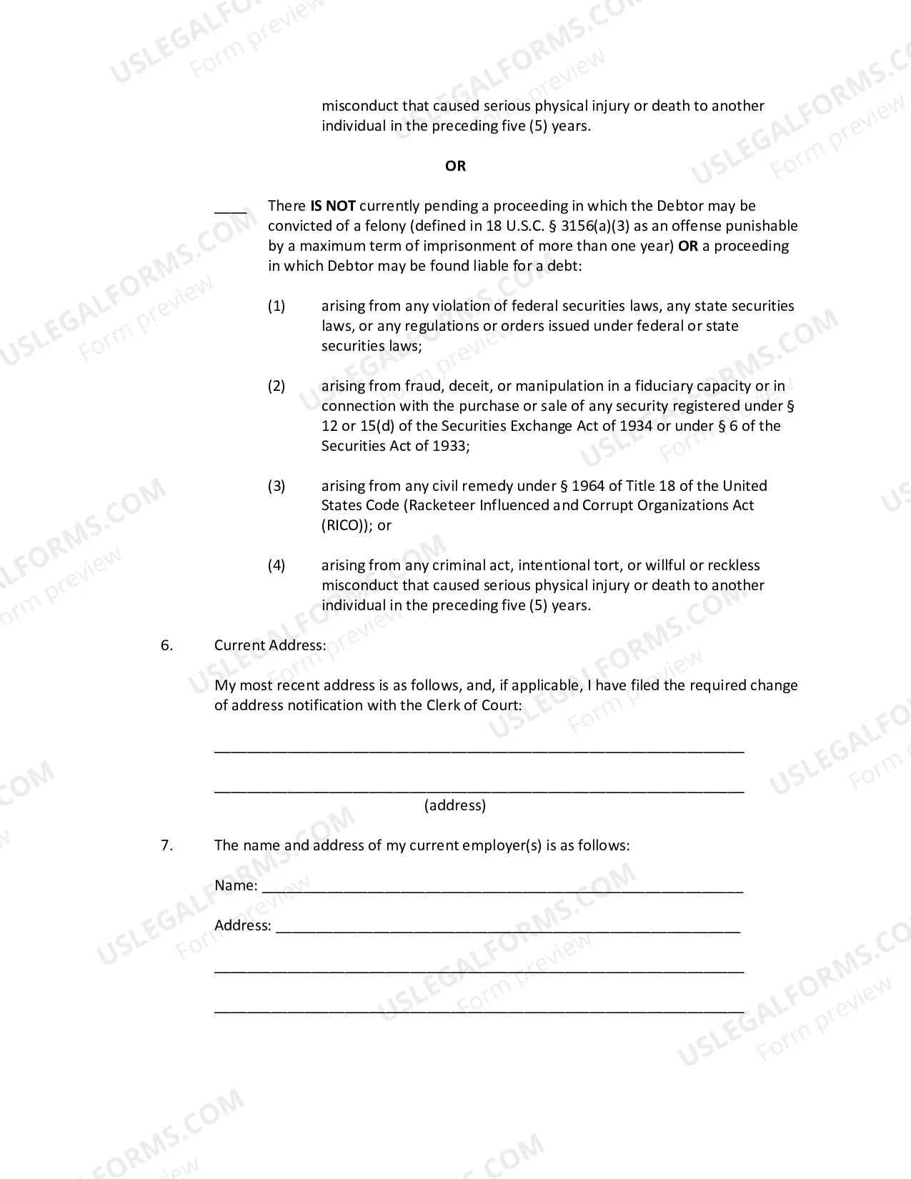 Preview Debtor's Certified Motion for Discharge (IANB1228) for Ch. 12