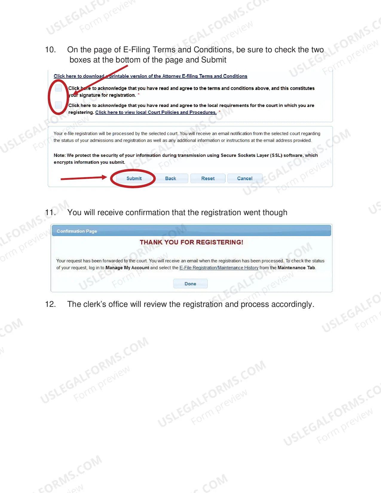 Preview CM-ECF Attorney Registration Form