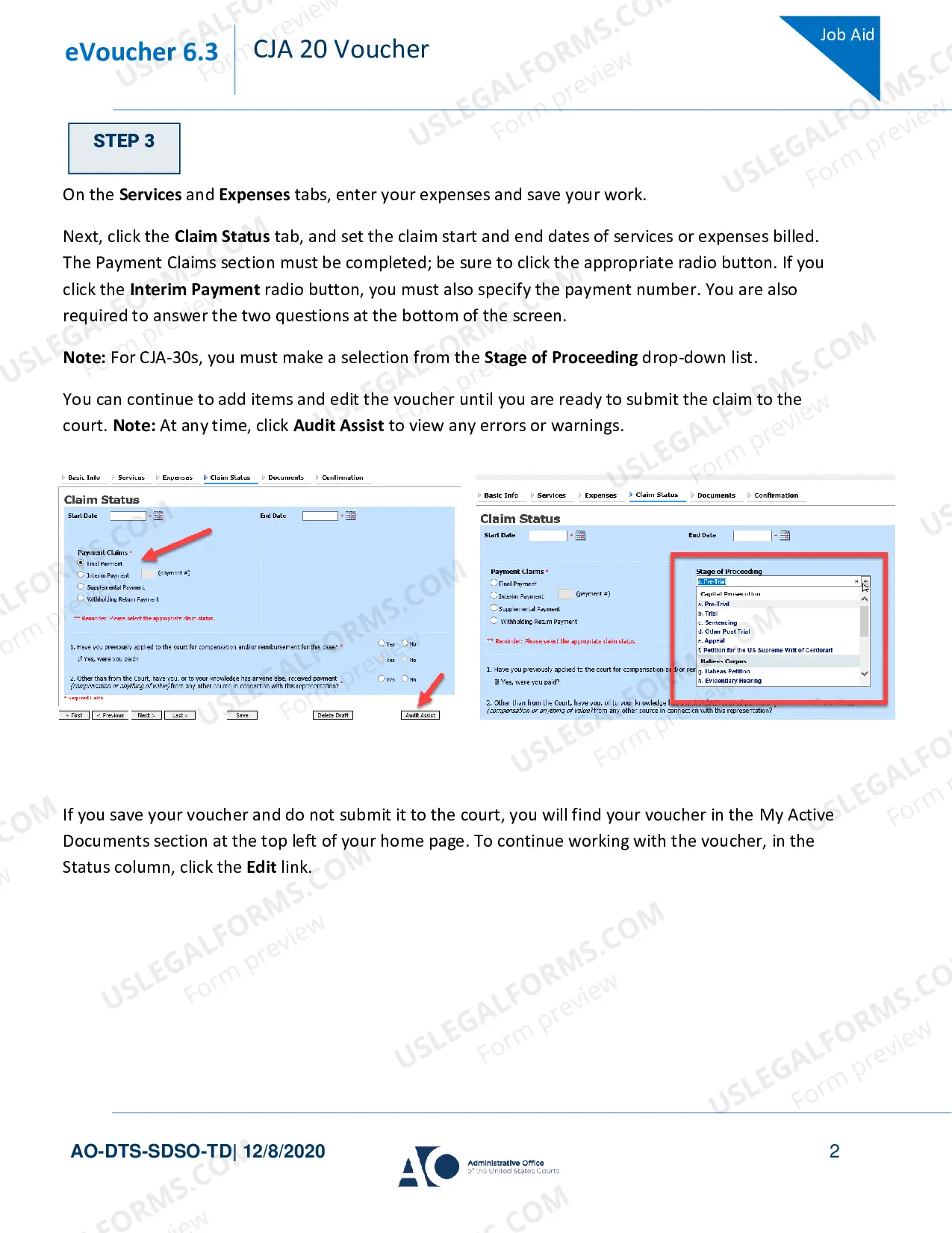 Preview Creating_a_CJA20_Voucher