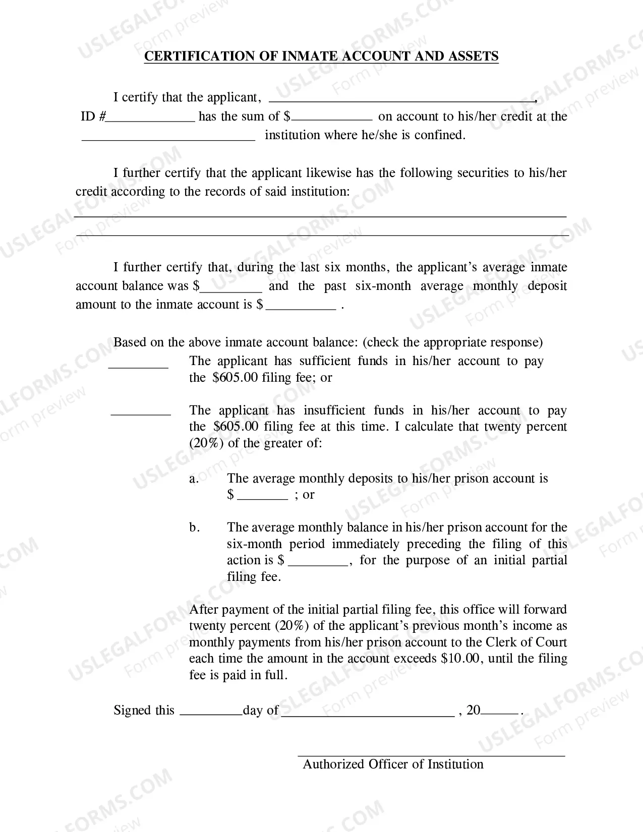 Preview Prisoner Appeal Packet