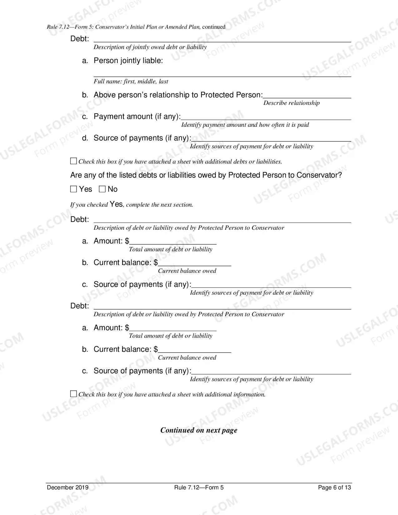Preview Initial Report Of Conservator And Inventory (District 5)