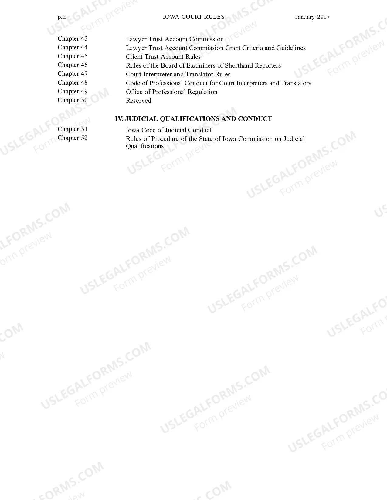 Preview Table of Contents