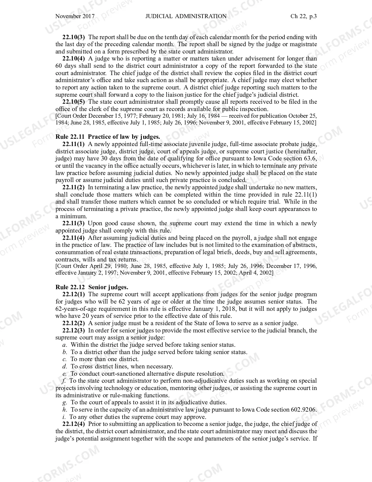 Preview Chapter 22 - Judicial Administration