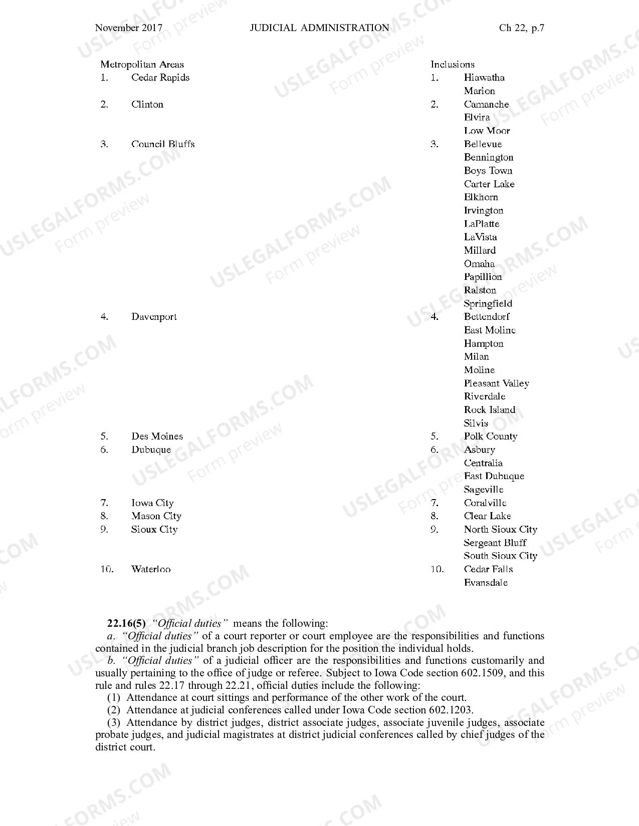 Preview Chapter 22 - Judicial Administration
