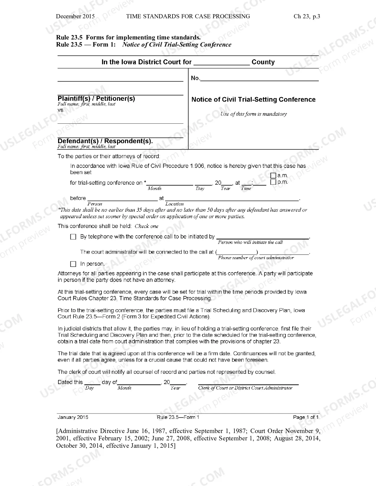 Preview Chapter 23 - Time Standards for Case Processing