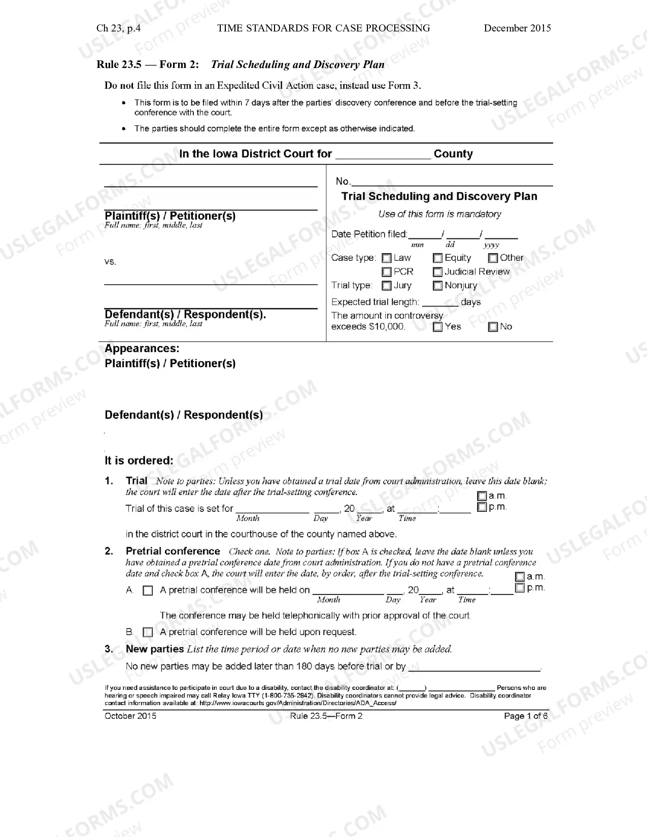 Preview Chapter 23 - Time Standards for Case Processing