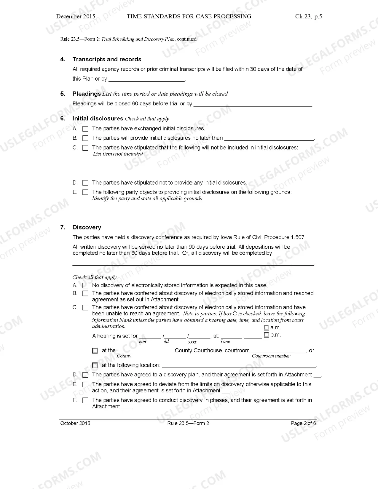Preview Chapter 23 - Time Standards for Case Processing