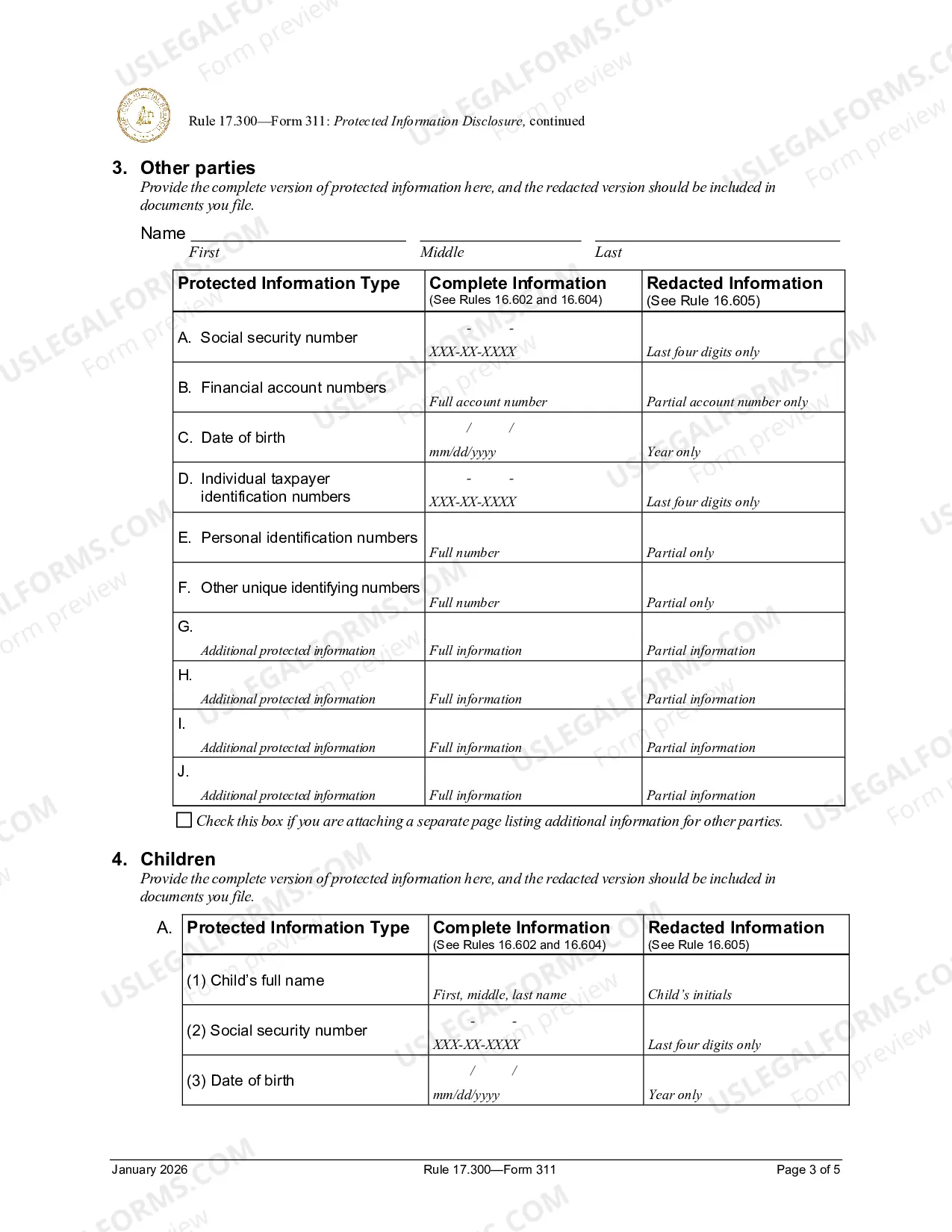 Preview Protected Information Disclosure