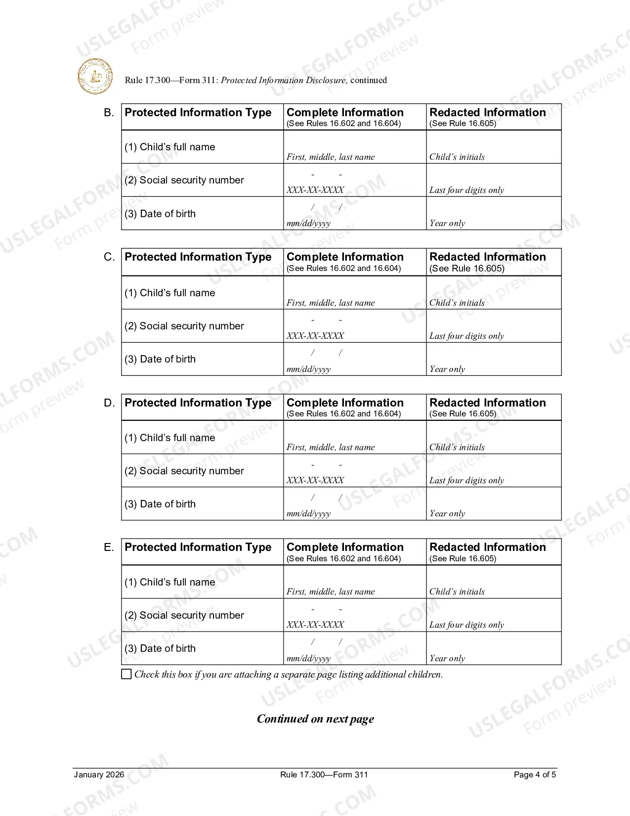Preview Protected Information Disclosure