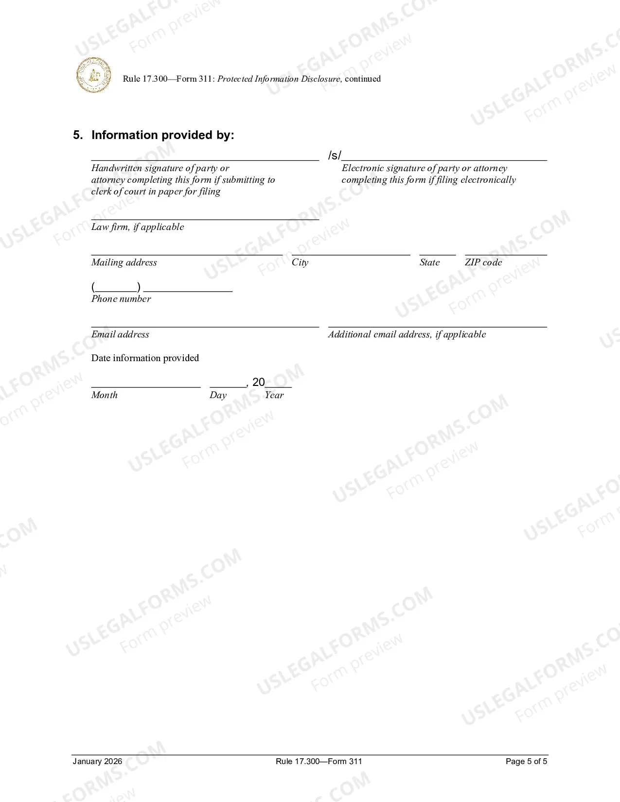 Preview Protected Information Disclosure