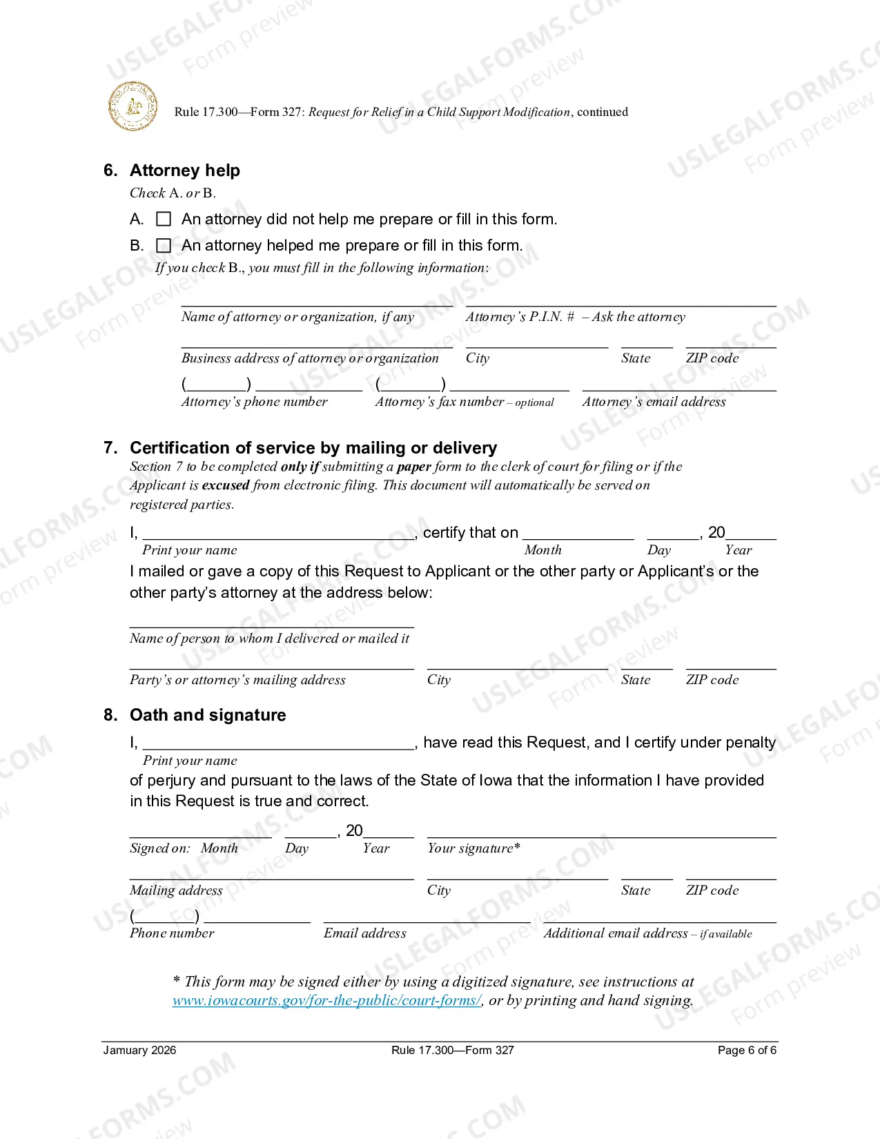 Preview Request For Relief In Child Support Modification